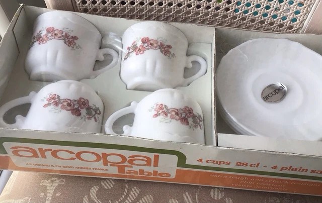 Tasse à thé restaurant uni 19 cl ø 78 x h65 mm Arcopal blanc (lot de 12