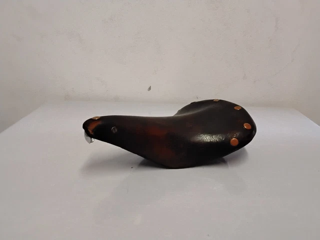Selle De Vélo En Cuir Vintage Idéale Columbia - Licence Christol - Made