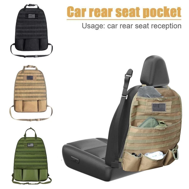 Veicolo tattico pannello MOLLE copertura sedile posteriore protezione borsa organizer L7G3 B3J1