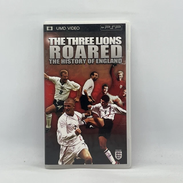 Three Lions Roared History Of England Football Soccer PSP UMD Video Region All