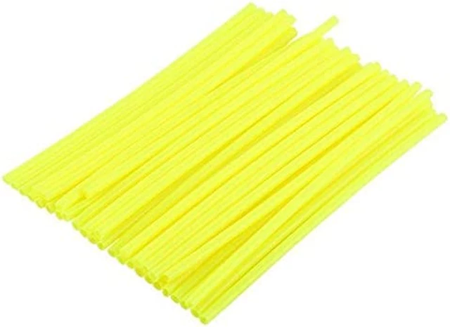Couverture Rayon De Moto, 36Pcs Roue De Vélo Motocross Parlé Peaux Jantes Couvre