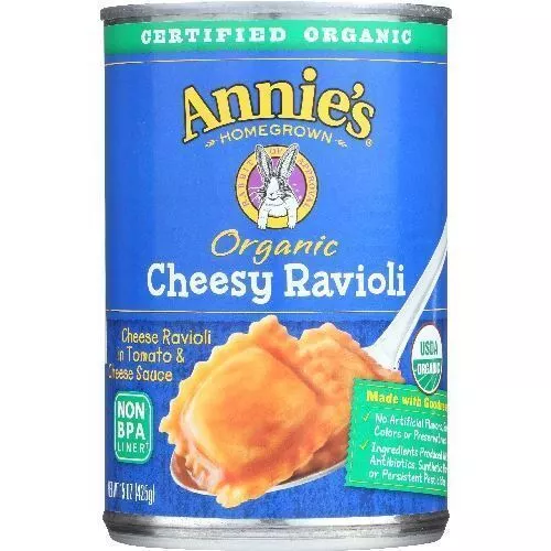 Pasta Ravioli Formaggio Organico Custodia Di 1 X 444ml Da Annie's Homegrown