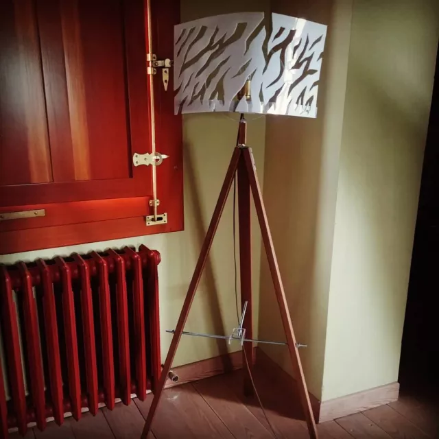 Lampada da terra, piantana design moderno, Oggetto unico! 3