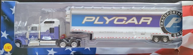 Camion Américain Kenworth W900 PLYCAR 1/43 – Ixo Altaya (Neuf, Collection)