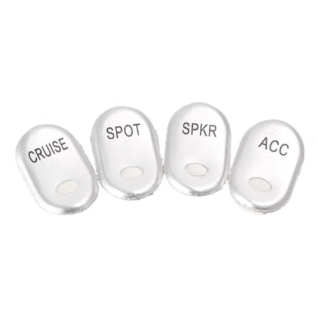 4PCS Rocker Panel Switch Cover For FLHTCU 1996-2013 1997 Harley FLTR 1998-2009