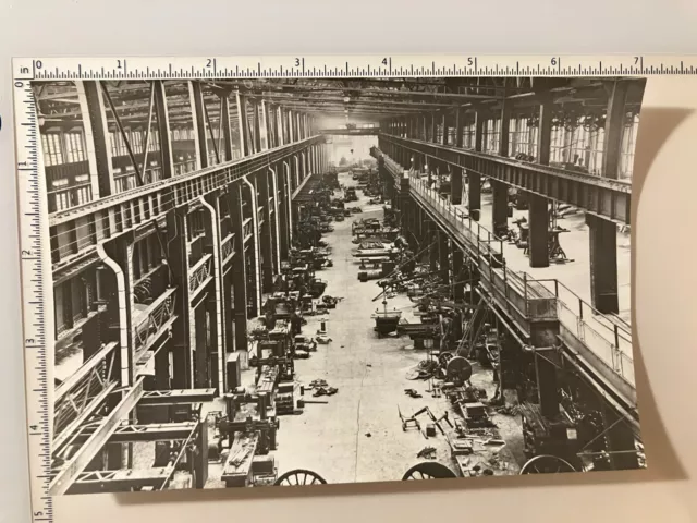 Vintage photo Boston & Maine Railroad shops Billerica MA 1 of 2