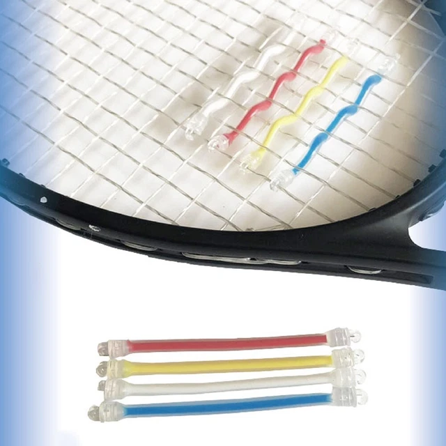 Haute Qualité Amortisseur Double Crochet Raquette de Tennis Long Rayures