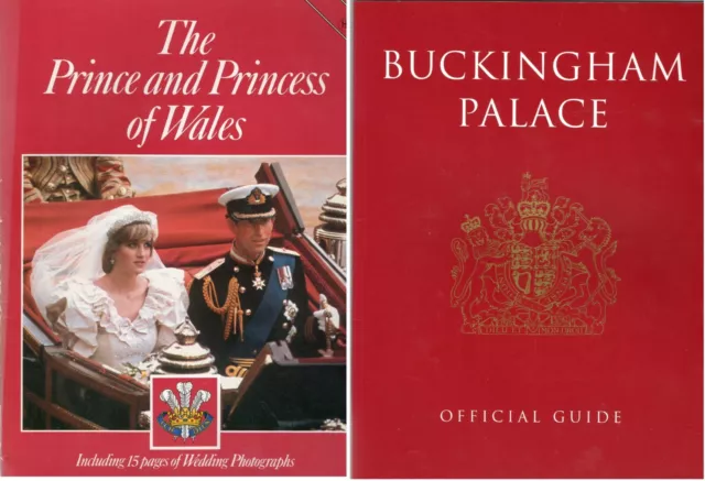 Prince and Princess of Wales Wedding Brochure, Buckingham Palace Official Guide