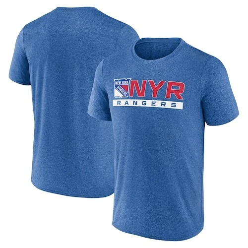 New York Rangers Short Sleeve Poly T-Shirt - Mens
