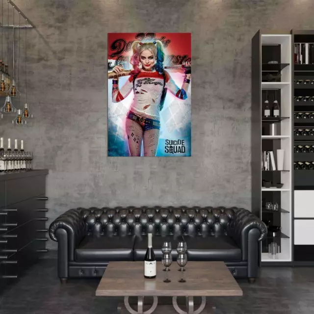 90733 SUICIDE SQUAD HARLEY QUINN DADDY'S LIL MONSTER Wall Print Poster UK 3