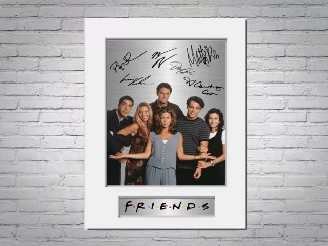 Friends Cast Signed Printed Autograph Print Photo Display Gifts A4 TV Show