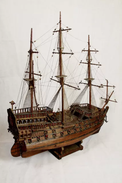 Modell Segelschiff Holz 110×113cm