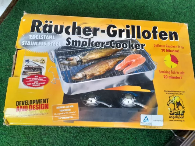 BEHR Tisch Räucher - Grillofen   "402"