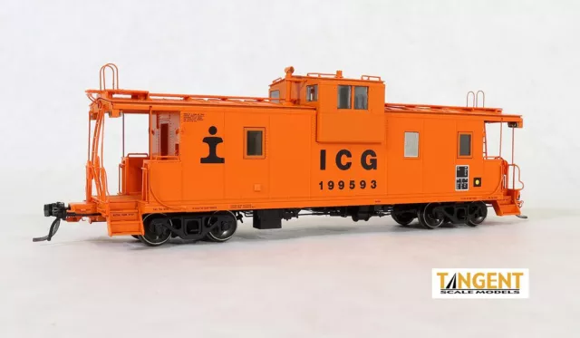 Tangent Illinois Central Gulf ICG Centralia Steel Wide Vision Caboose 60212 HO