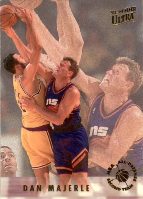 Vtg Phoenix Suns Dan Majerle Champion NBA Purple Jersey 44 L Misprint #9