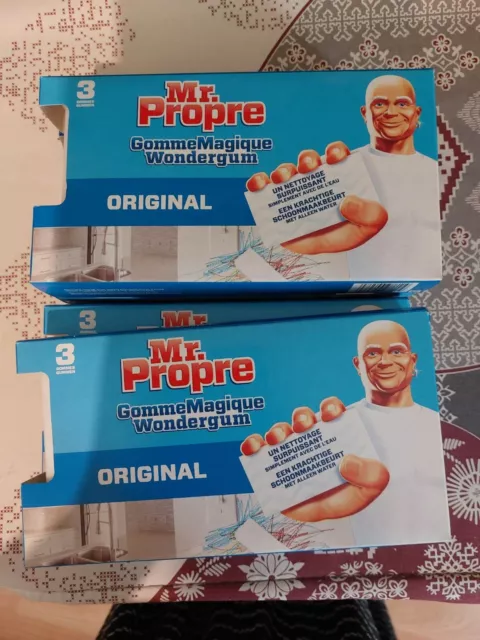 Mr. Propre éponge Magique Original Nettoie Comme Par Magie 3 Unités :  : Epicerie