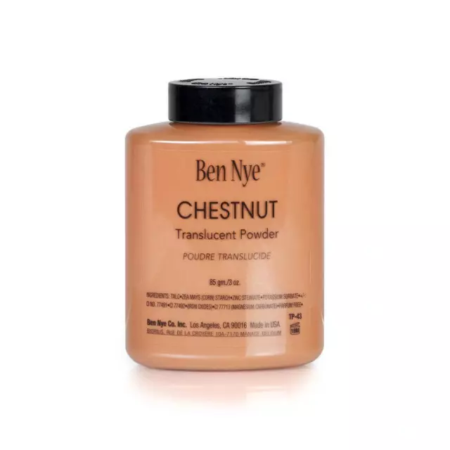 Ben Nye Translucent Powder, Chestnut 3oz