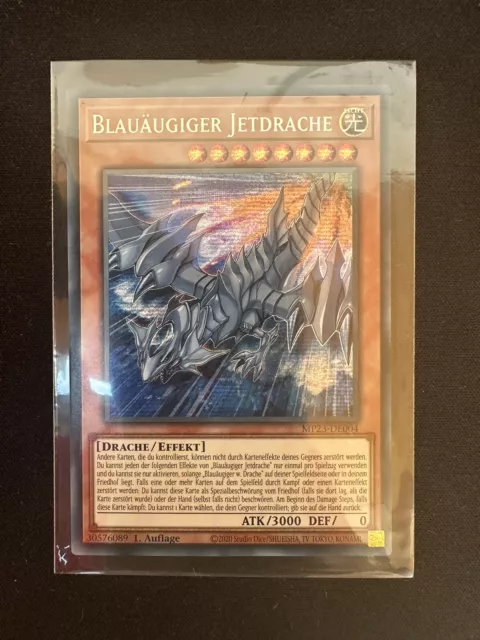 YuGiOh Blauäugiger Jetdrache MP23-DE004 SECRET RARE NEU 1st