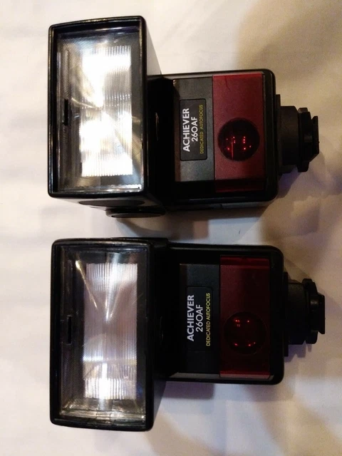 2 Achiever  260AF Shoe Mount Flash for  Nikon Cameras 7