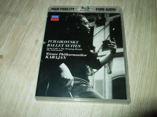 Karajan : Tchaikovsky Ballet Suites  Blu-Ray Pure Audio Disc 2014 Decca Eu