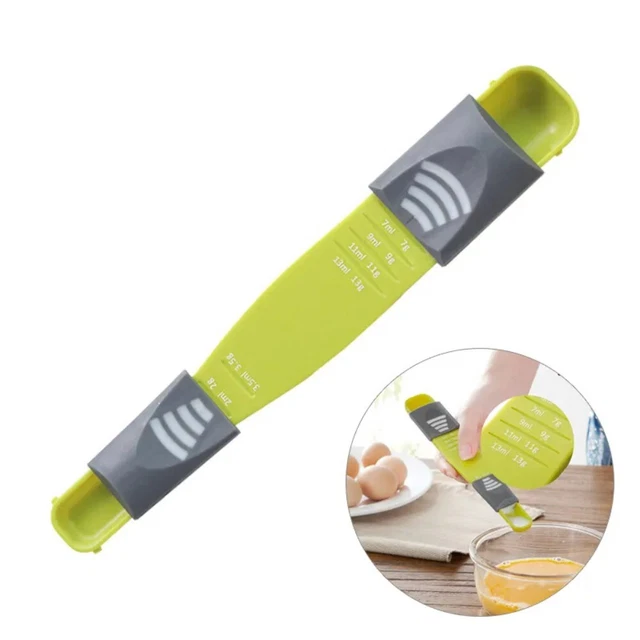 Adjustable Kitchen Scale 13G/ML Powder Measure Cup Double Head Measuring Spoon