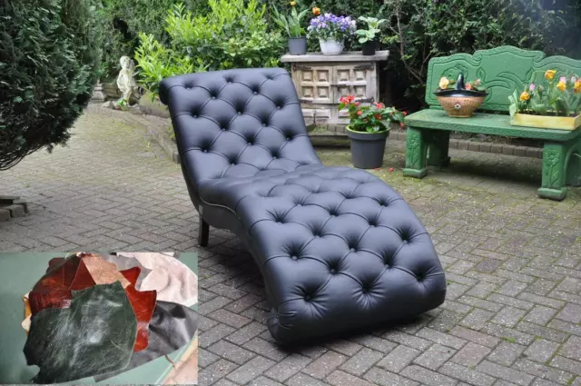 Chesterfield Chaiselounge Elisabeth Rinder Leder de Luxe 3