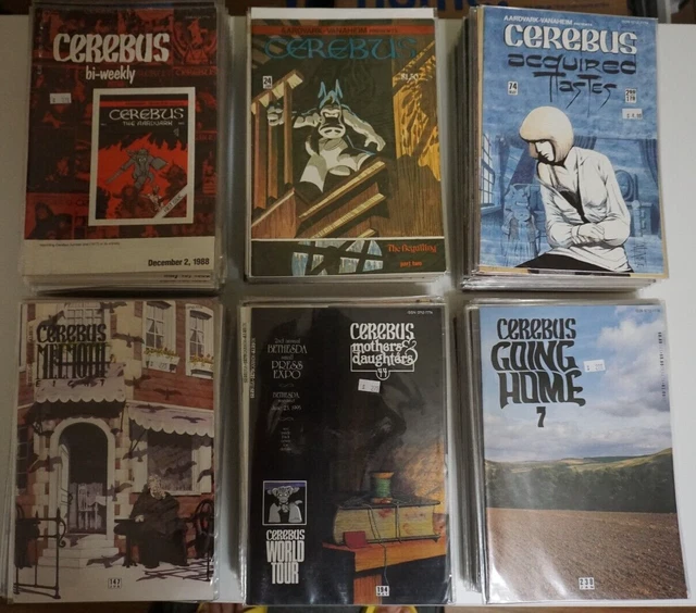 Cerebus The Aardvark (1977 Aardvark-Vanaheim) #1-294 Lot Of (213) Full Short Box
