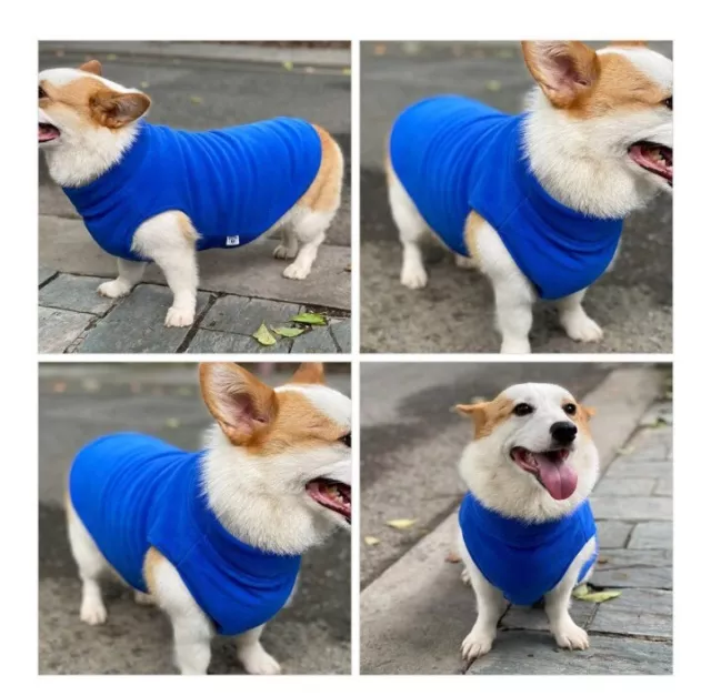 Dog Winter Vest Warm Breathable Dog Polar Fleece Vest Jacket Medium Size
