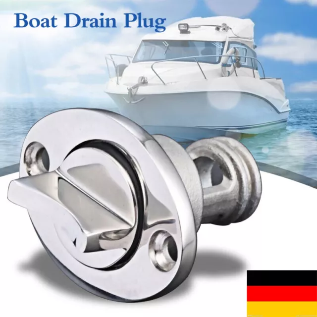 Ablassschraube Edelstahl Verschlussstopfen Lenzstopfen 25mm für Boots Marine DE