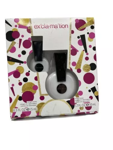 Coty EXCLAMATION 0.5 oz + 1.7 oz Women Perfume EDC Spray Brand New Authentic NIB