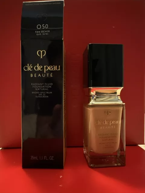 Cle De Peau Radiant Fluid Foundation Matte Spf 20 ~ O 50 Tan Ocher ~ 1.1 oz BNIB