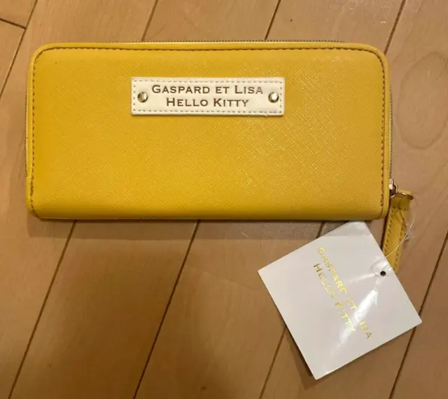 Sanrio Hello Kitty Gaspard &Lisa Long Wallet Coin case w/tag Lovely Super Rare 3