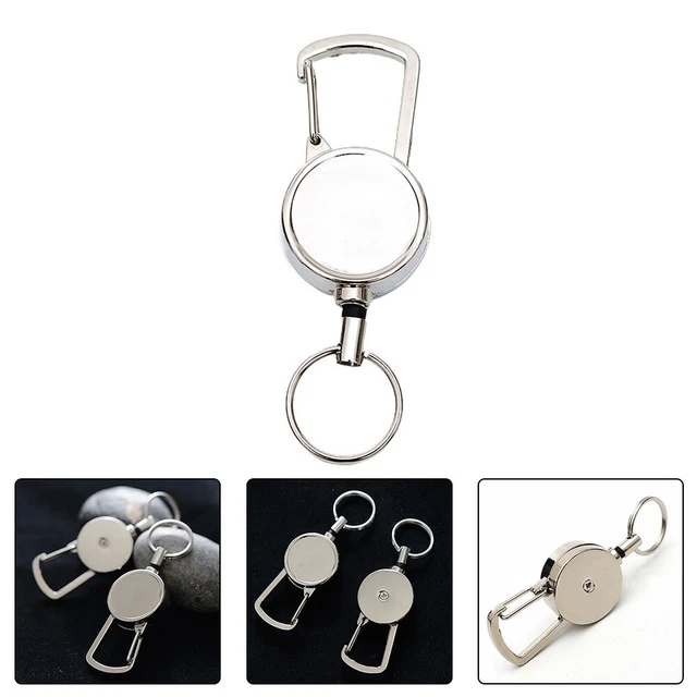 Mochila Clip Llavero Multifunción Nylon Metal Plata 80*25mm