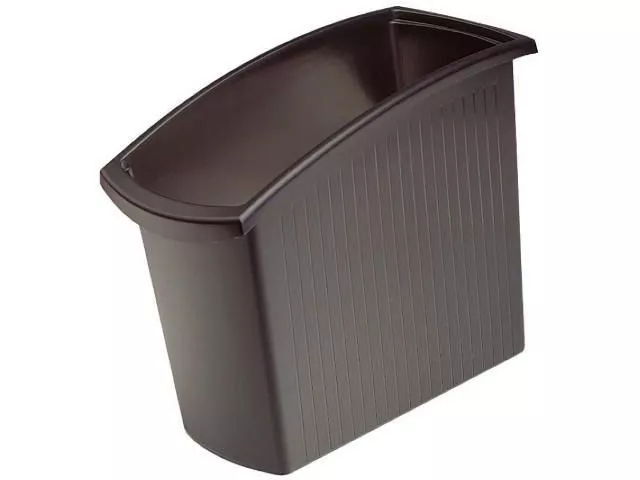 HAN Papierkorb MONDO,18 Liter, rechteckig, ergonomisch schlank, schwarz / weiss