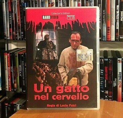 UN GATTO NEL CERVELLO (1990) di LUCIO FULCI THRILLER CULT DVD COME NUOVO