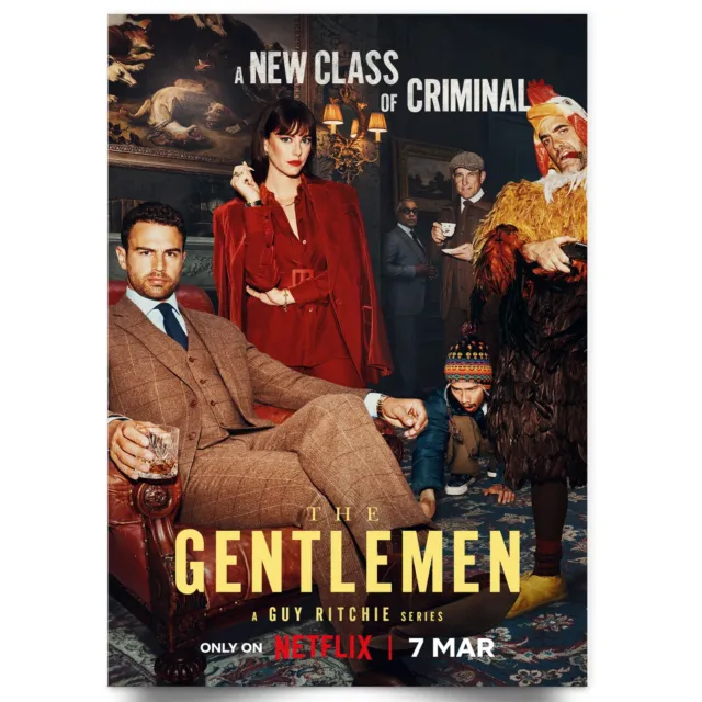 The Gentlemen Poster TV Series Guy Ritchie Movie TV Series Poster Print - A5-A1