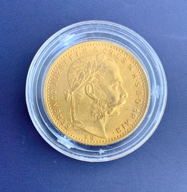 8 florint / 20 francs-or  1884 - François-Joseph 