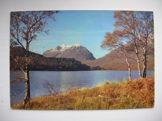 Liathach postcard, Torridon - from Loch Clair. Near Shieldaig, Kinlochewe etc.