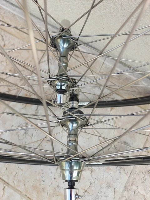 Coppia di ruote cerchi Nisi tubolare Mozzo Campagnolo