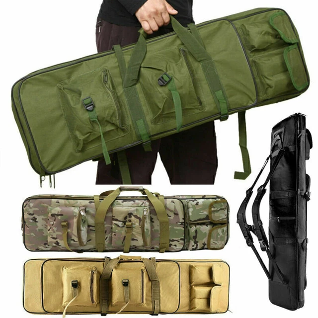 US TACTICAL CARBINE Rifle Range Gun Carry Case Double Padded Backpack