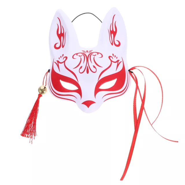 Masque De Renard Fête Mascarade Renards Style Japonais Fleurs Cerisier