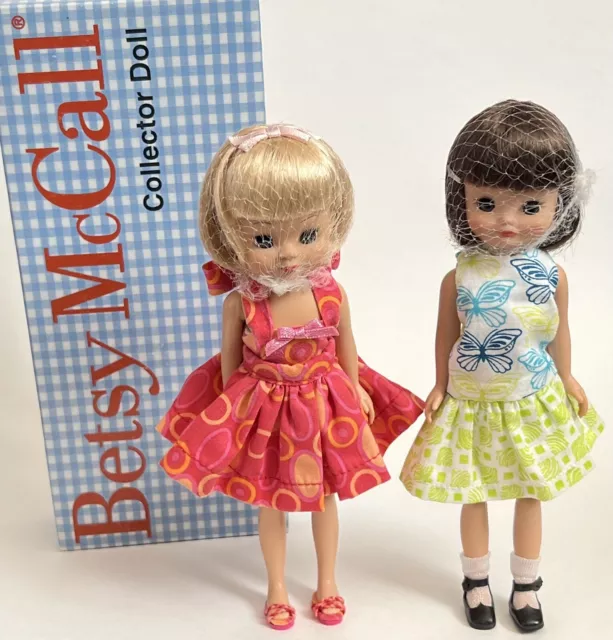 2 Beautiful Tonner Tiny Betsy McCall 8” Doll Summer Dress