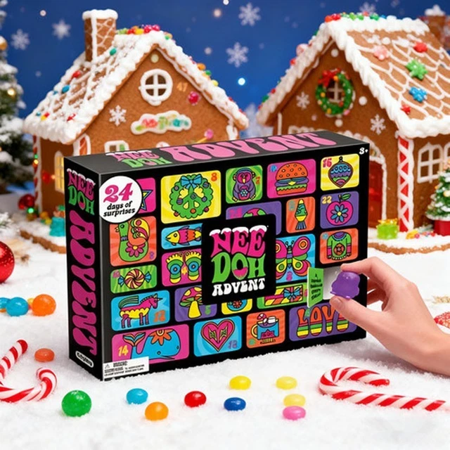 24X NEEDOH ADVENT Calendar 2025 Stress Relief Squishy Doll Toys Set
