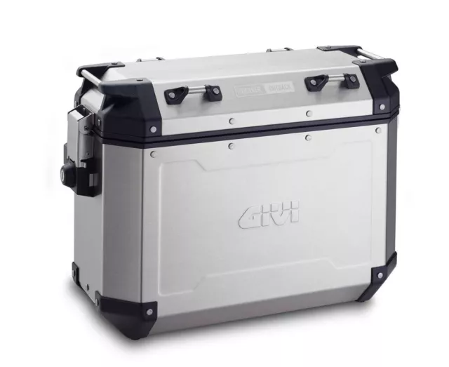 Givi Alu-Seitenkoffer Trekker Outback 37 links Monokey 37 Liter silber