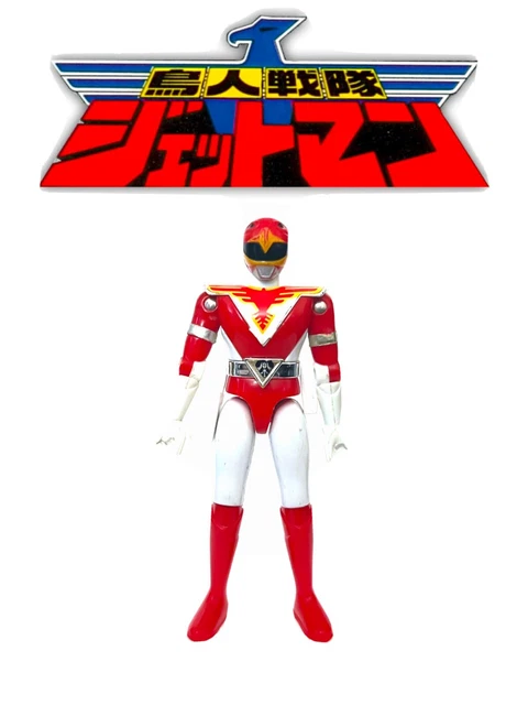 Figurine Vintage Bandai Jetman (Bioman 2 Sentai) - Force Rose - Die Cast Taïwan 1990