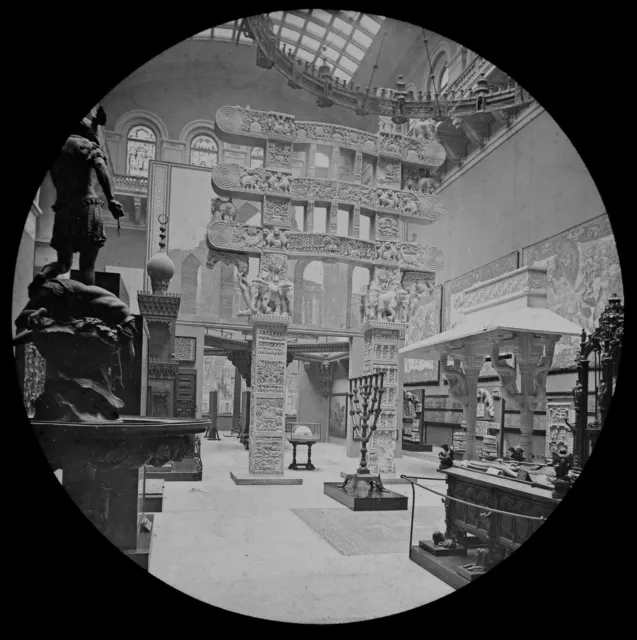 Magic Lantern Slide KENSINGTON ART MUSEUM NO18 C1888 PHOTO V&A VICTORIA & ALBERT