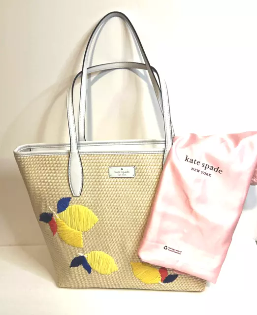 Ash straw lemon sales zest large tote