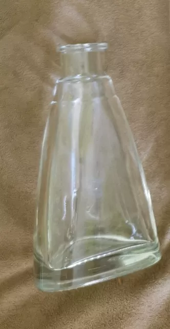 6 Glasflaschen mit Korken, 100ml, dreieckige Form