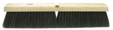 Tough Guy 4Kna3 24 In Sweep Face Broom Head, Soft, Natural, Black