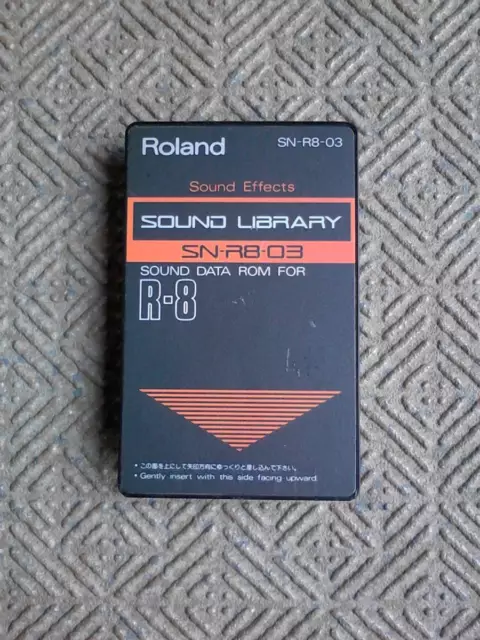 Roland SN-R8-03 R8 Sound Data ROM Card Sound Effects Sound Library 2